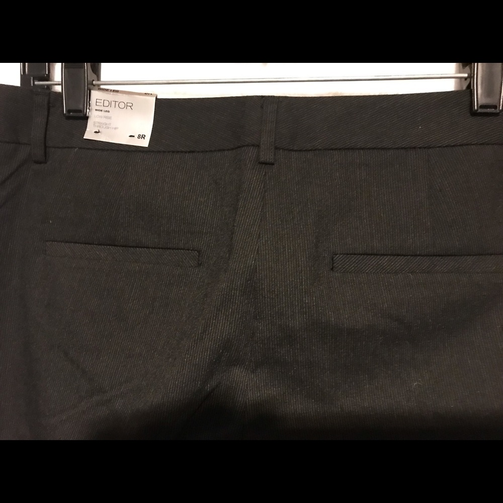 Express 8R Editor wide leg low rise pants